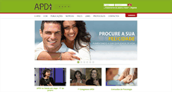 Desktop Screenshot of apdi.org.pt